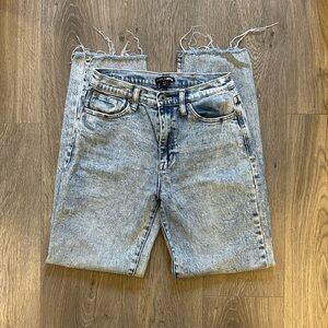 High-Rise Straight Leg Jeans